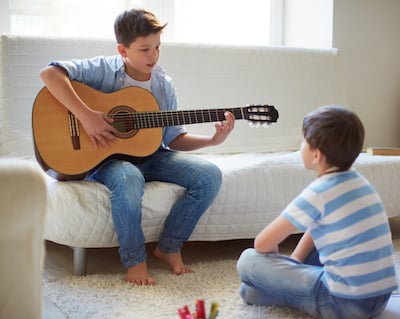 playing music helps your child learn