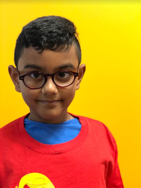 Linga, Genie Academy honor roll student