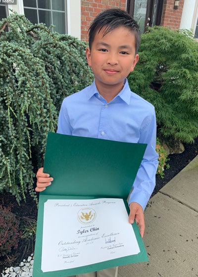 Tyler chin presidential award